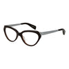 Yohji Yamamoto Brown Unisex Glasses Frame Yohji Yamamoto