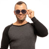 Police Blue Men Sunglass Police