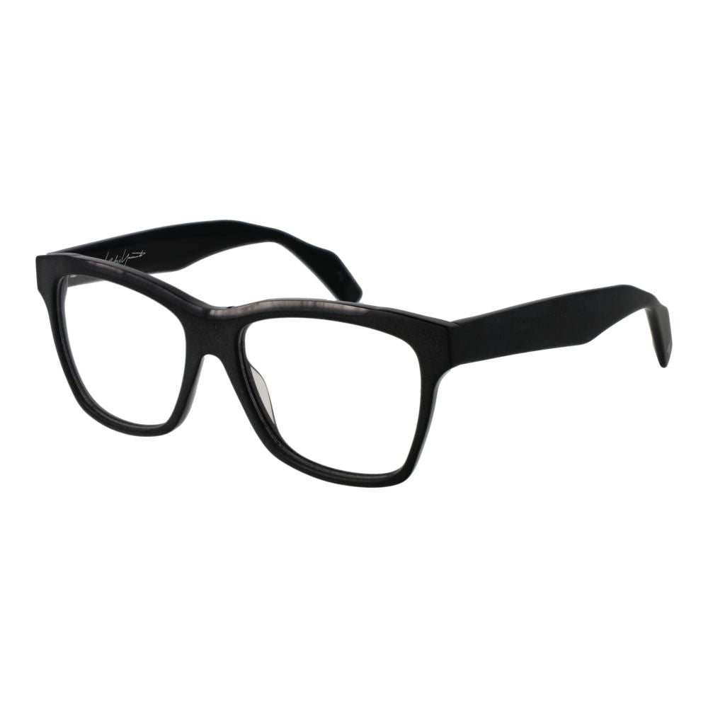 Yohji Yamamoto Black Unisex Glasses Frame Yohji Yamamoto