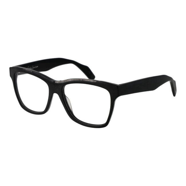 Yohji Yamamoto Black Unisex Glasses Frame Yohji Yamamoto
