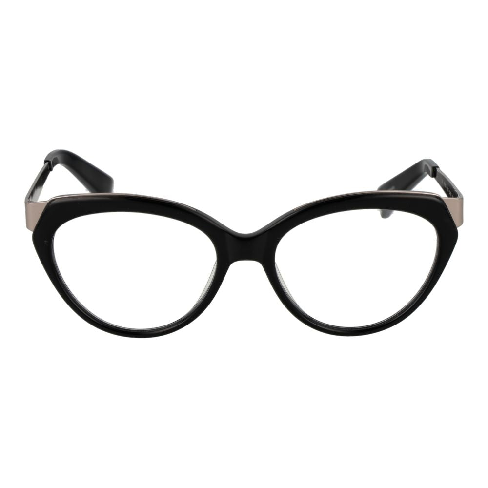 Yohji Yamamoto Black Unisex Glasses Frame Yohji Yamamoto