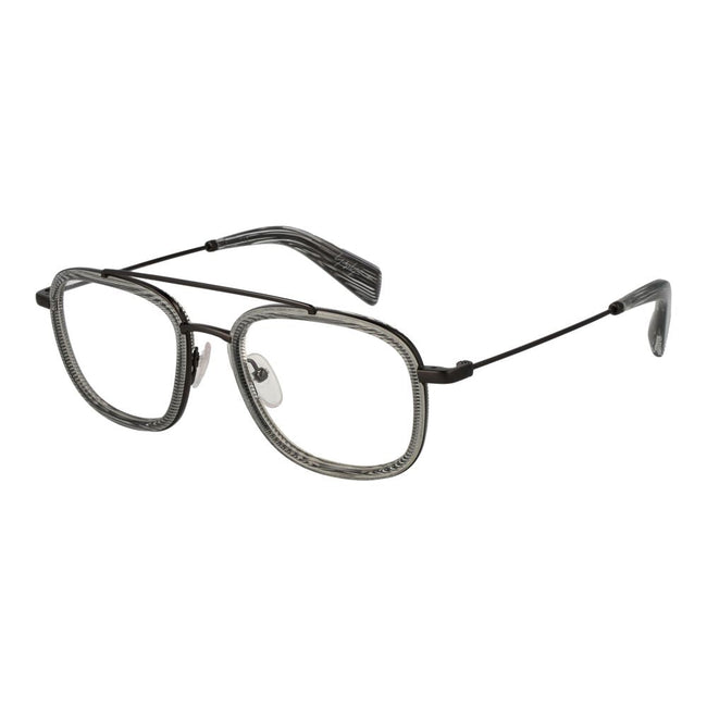 Yohji Yamamoto Gray Men Glasses Frame Yohji Yamamoto