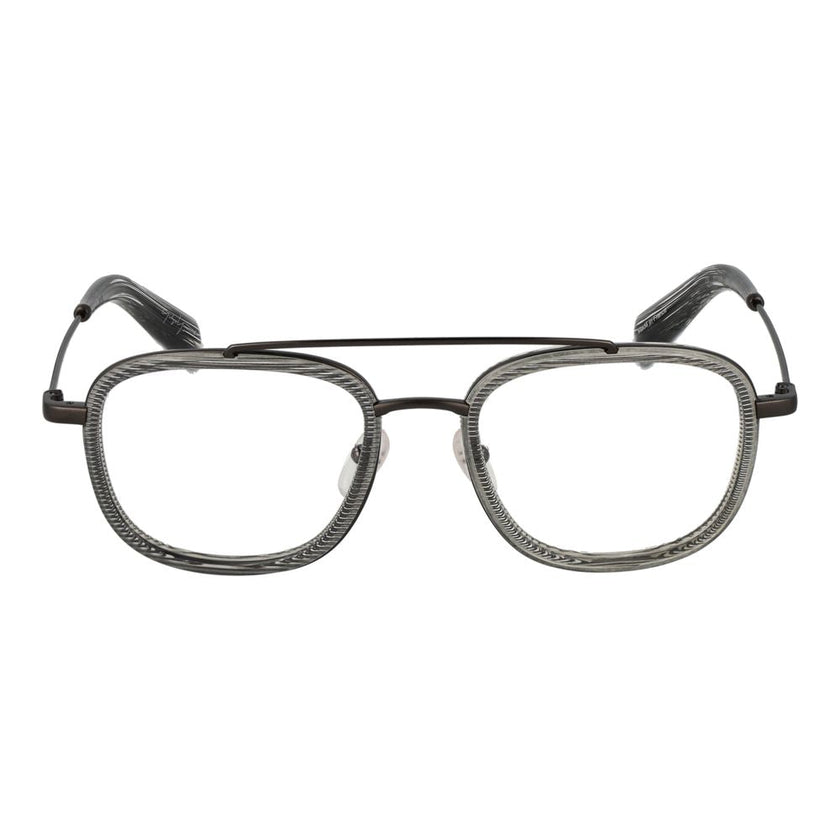 Yohji Yamamoto Gray Plastic Glasses (Frames) Yohji Yamamoto