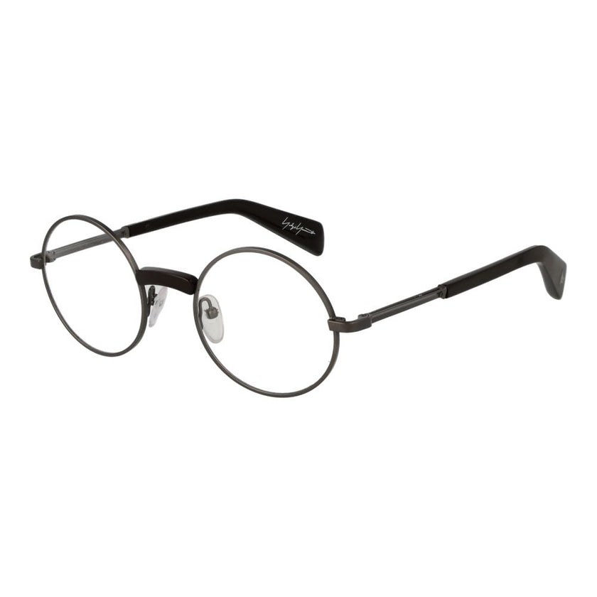 Yohji Yamamoto Gray Metal Glasses (Frames) Yohji Yamamoto