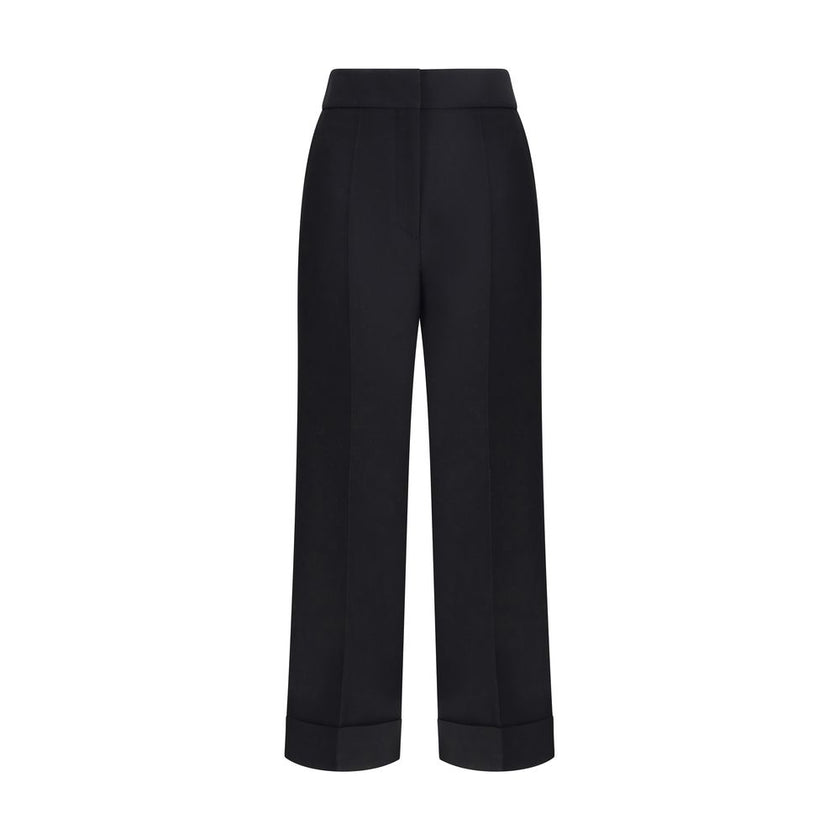 Valentino Black Wool Dress Pants Valentino