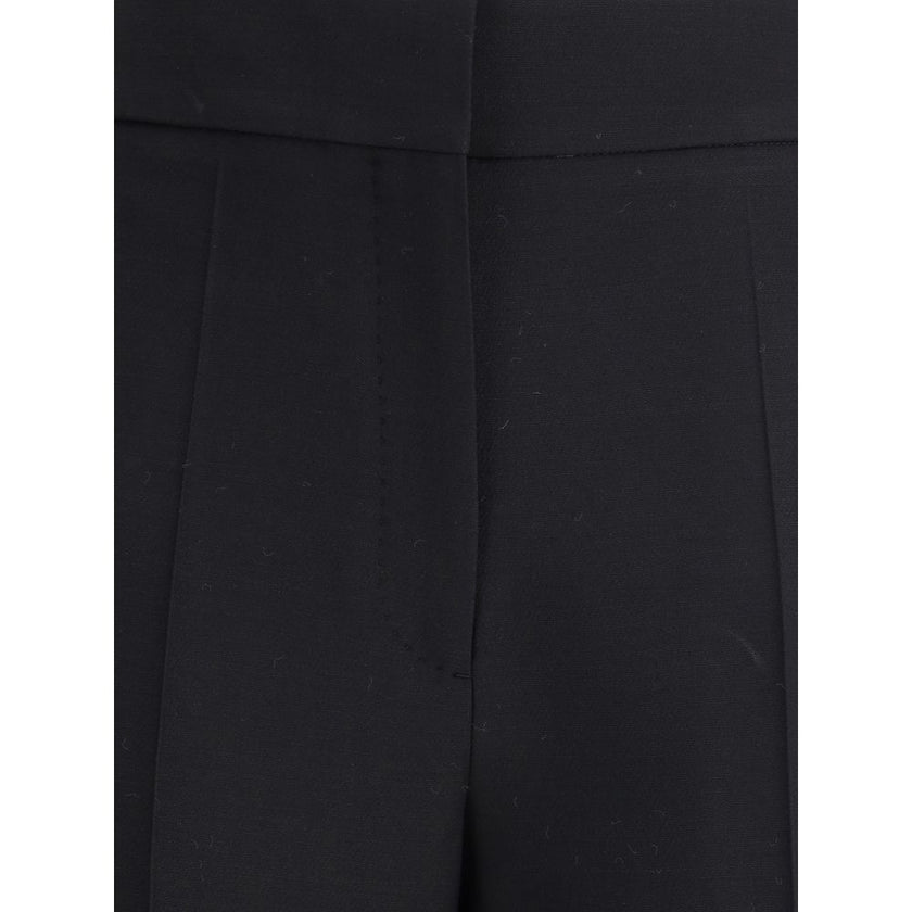 Valentino Black Wool Dress Pants Valentino