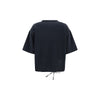 Fabiana Filippi Silk detail T-shirt Fabiana Filippi