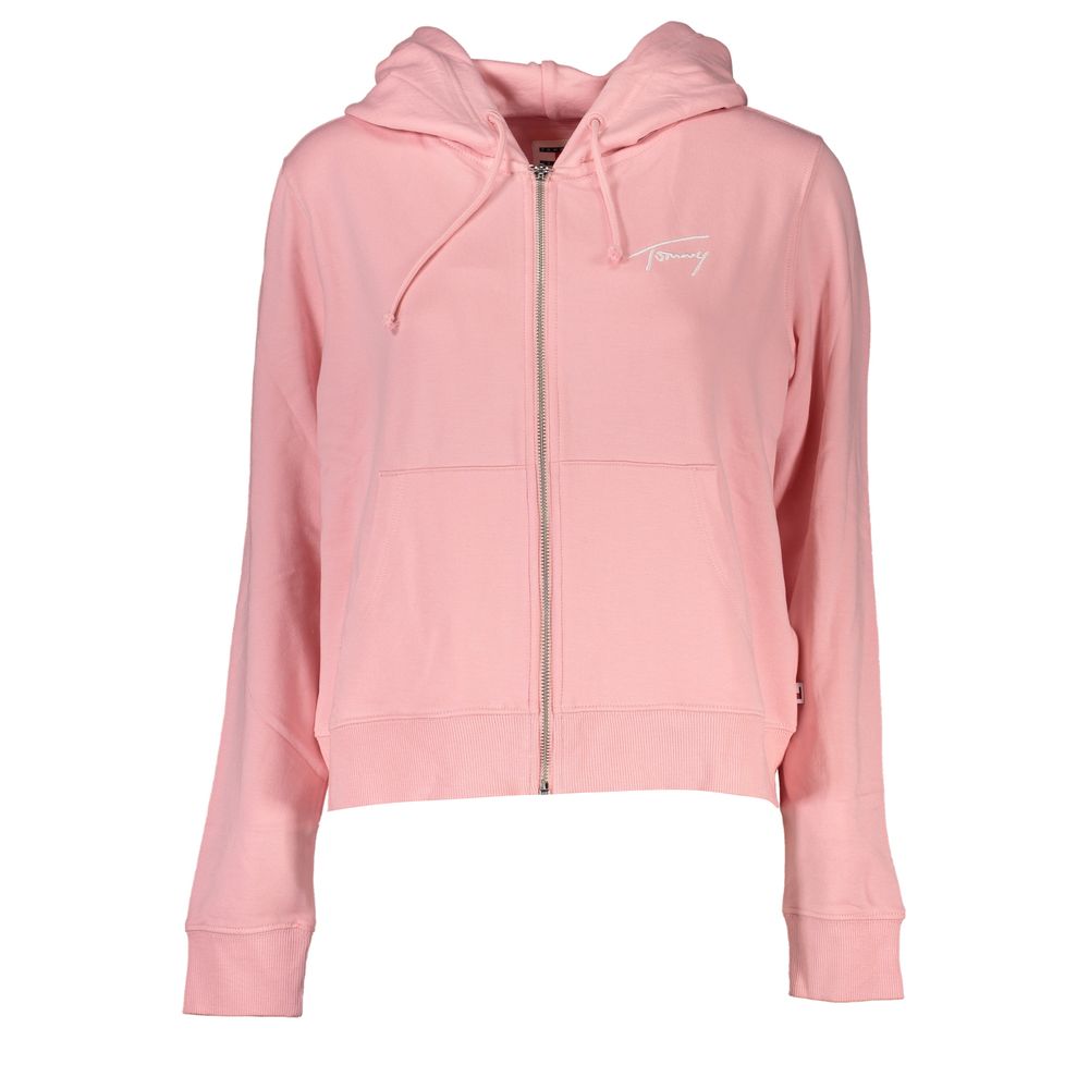 Tommy Hilfiger Pink Cotton Women Sweater Tommy Hilfiger