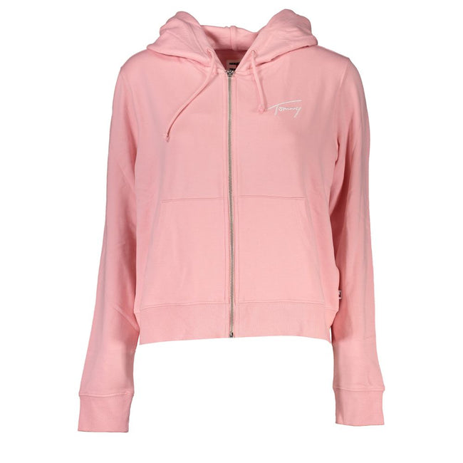 Tommy Hilfiger Pink Cotton Women Sweater Tommy Hilfiger