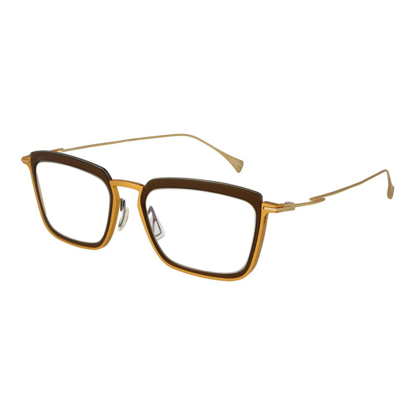 Yohji Yamamoto Gold Metal Glasses (Frames) Yohji Yamamoto