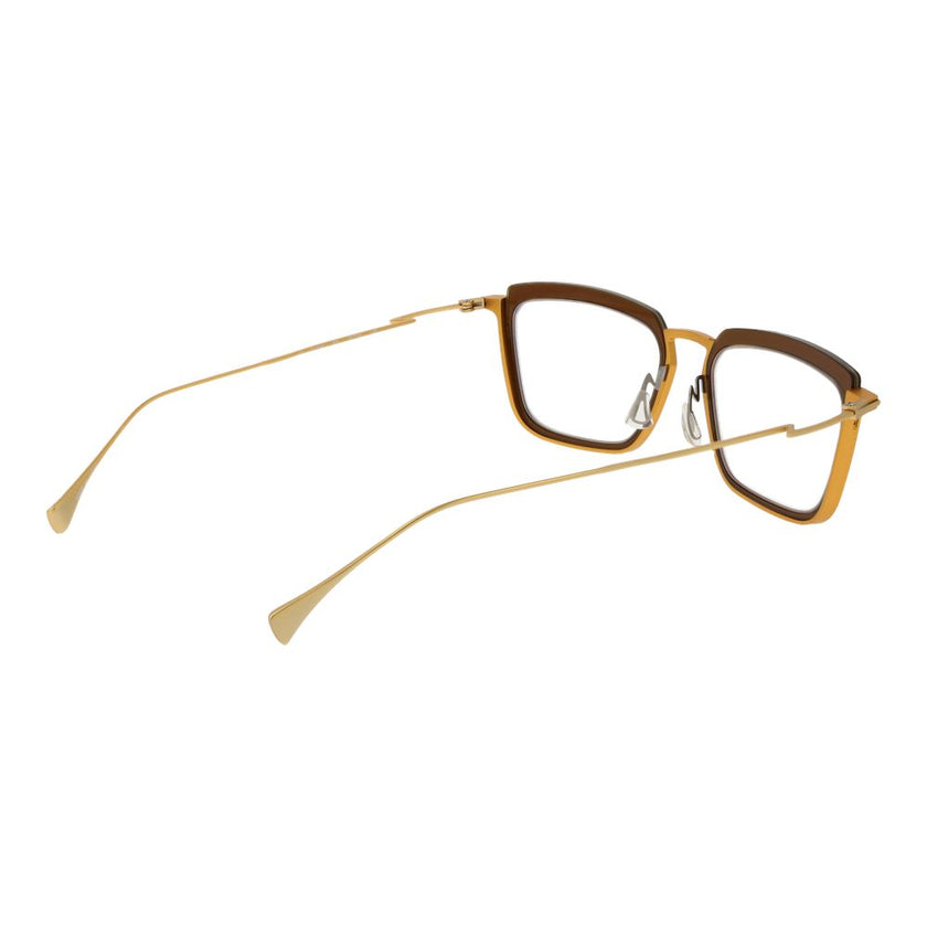 Yohji Yamamoto Gold Metal Glasses (Frames) Yohji Yamamoto