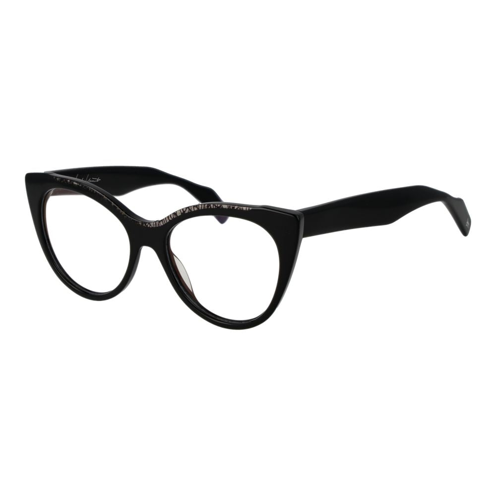 Yohji Yamamoto Black Women Glasses Frame Yohji Yamamoto