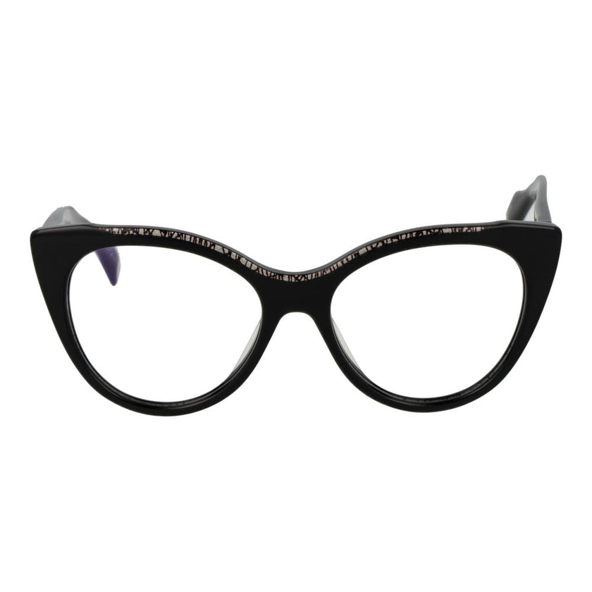 Yohji Yamamoto Black Plastic Glasses (Frames) Yohji Yamamoto