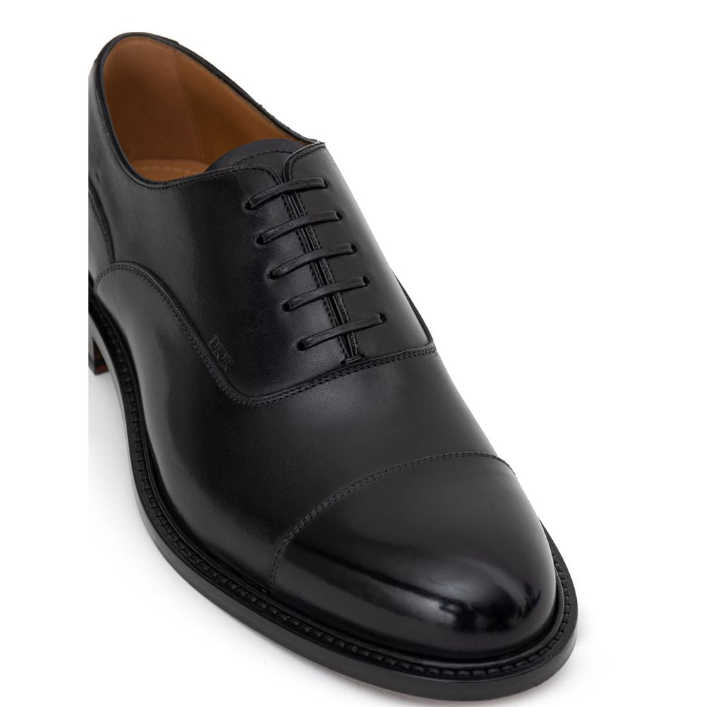 Dior Black Leather Oxfords And Derby Dior