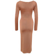 Tom Ford Orange Viscose Long Tom Ford