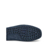 Tod's Blue Suede Leather Moccassin Tod's