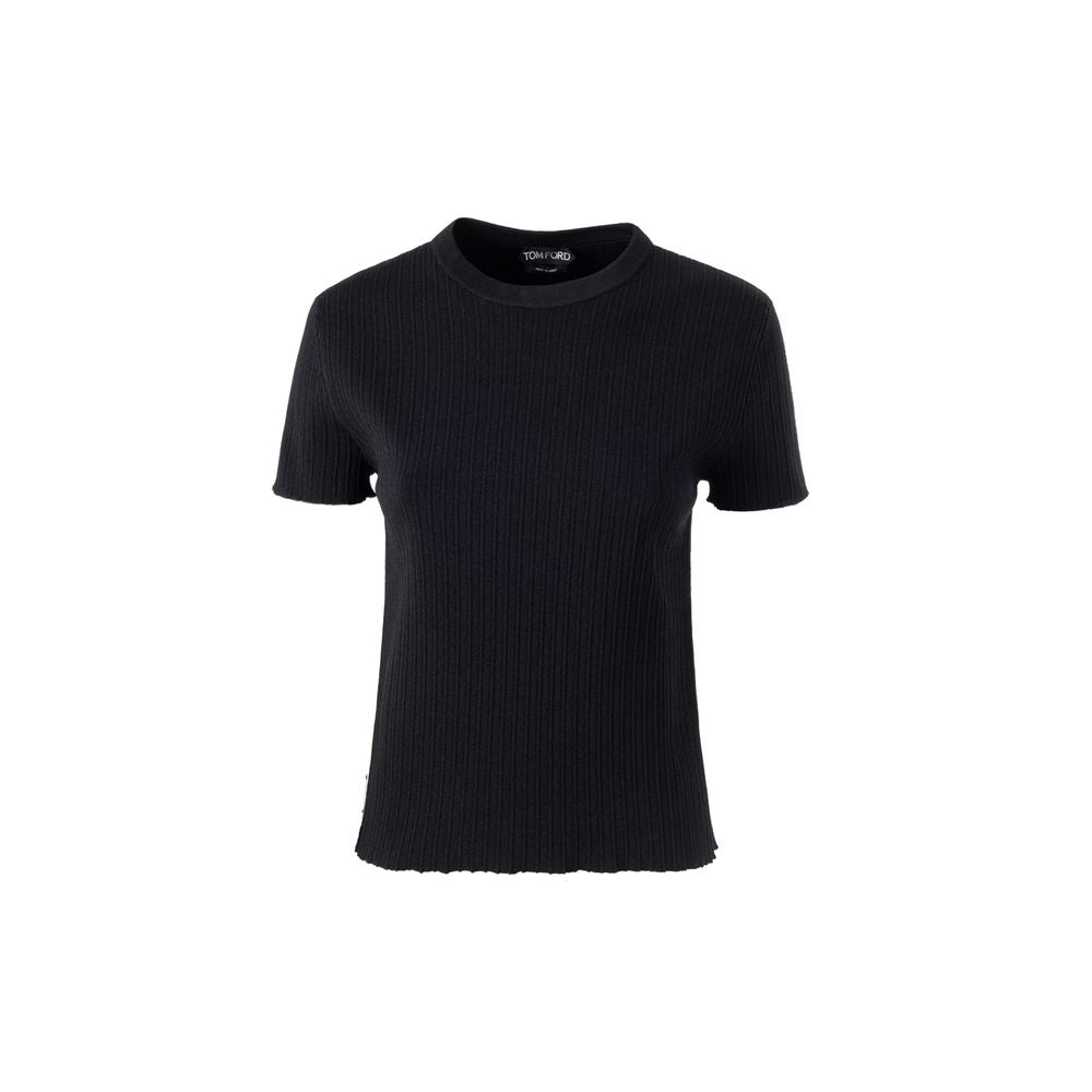 Tom Ford Black Silk T-Shirt Tom Ford