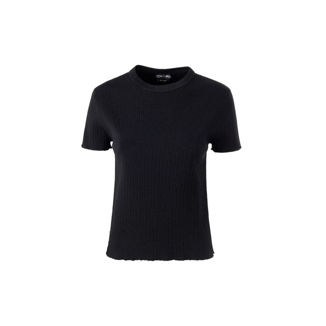 Tom Ford Black Silk T-Shirt Tom Ford