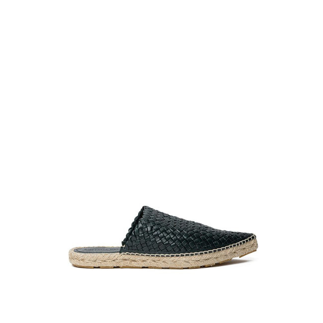 Bottega Veneta Green Leather Espadrille Bottega Veneta