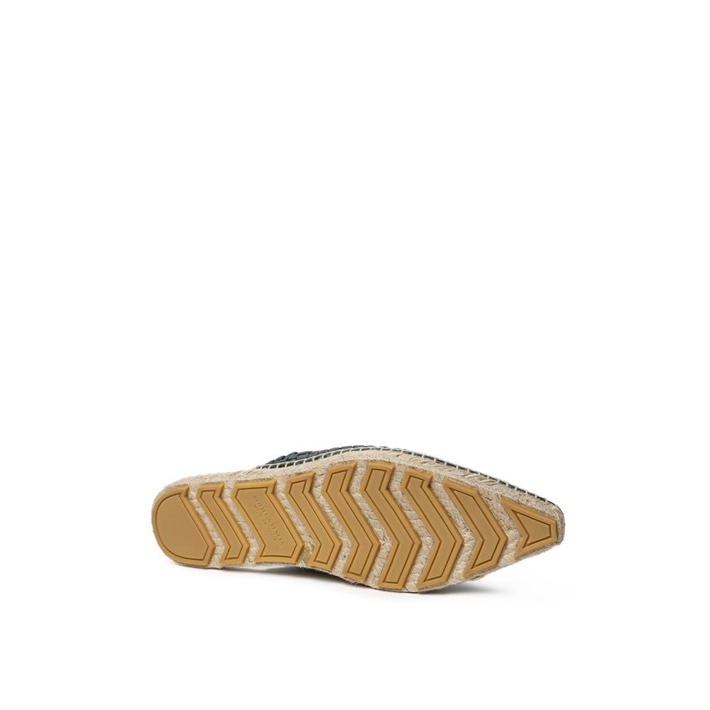 Bottega Veneta Green Leather Espadrille Bottega Veneta
