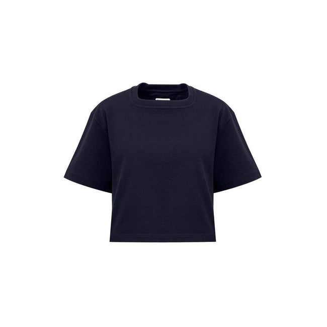 Bottega Veneta Blue Cotton T-Shirt Bottega Veneta