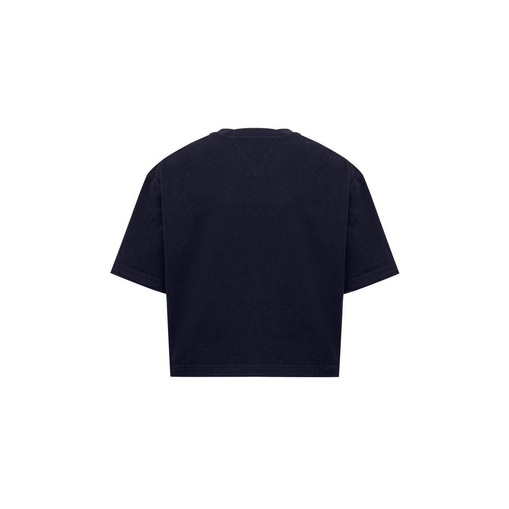 Bottega Veneta Blue Cotton T-Shirt Bottega Veneta