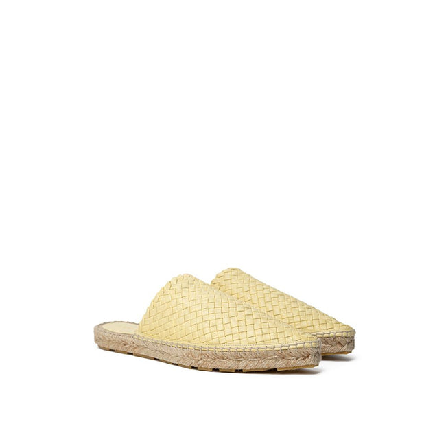 Bottega Veneta Yellow Leather Espadrille Bottega Veneta