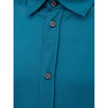 Canali Blue Cotton Shirt Canali