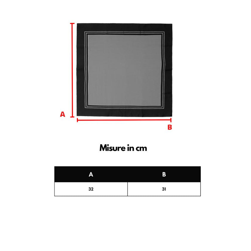 Dolce & Gabbana Light Blue Silk Pocket Square Dolce & Gabbana