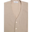 Gran Sasso Beige Cotton Sleveless Jacket Gran Sasso