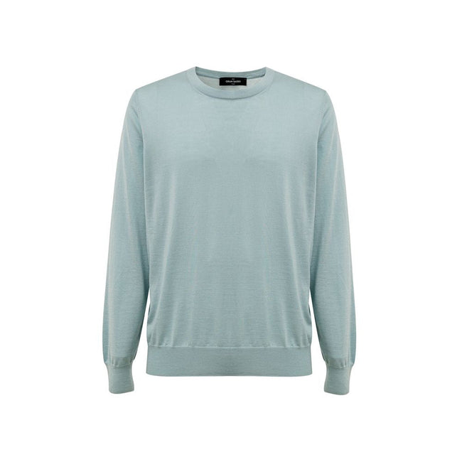 Gran Sasso Blue Cashmere Sweater Gran Sasso