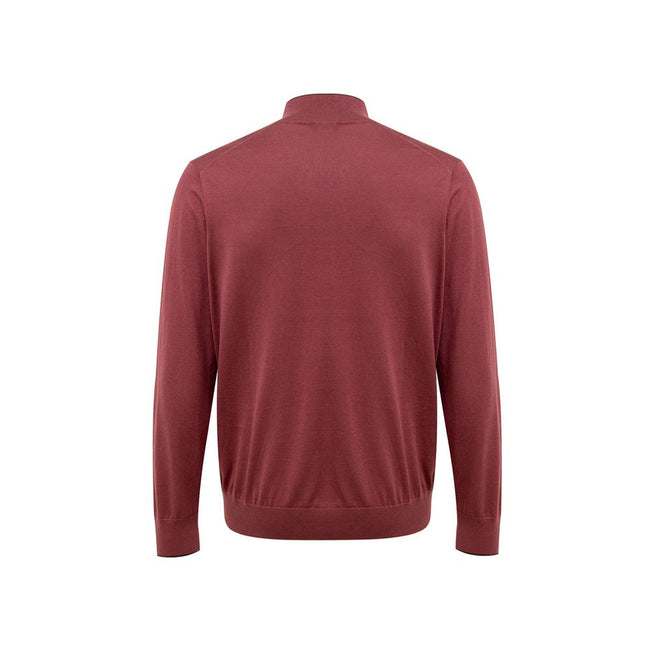 Gran Sasso Red Silk T-Shirt Gran Sasso