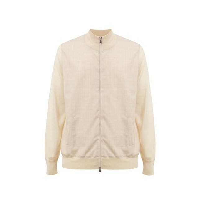 Gran Sasso Beige Wool T-Shirt Gran Sasso