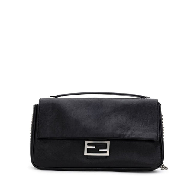 Fendi Black Leather Shoulder Bag Fendi