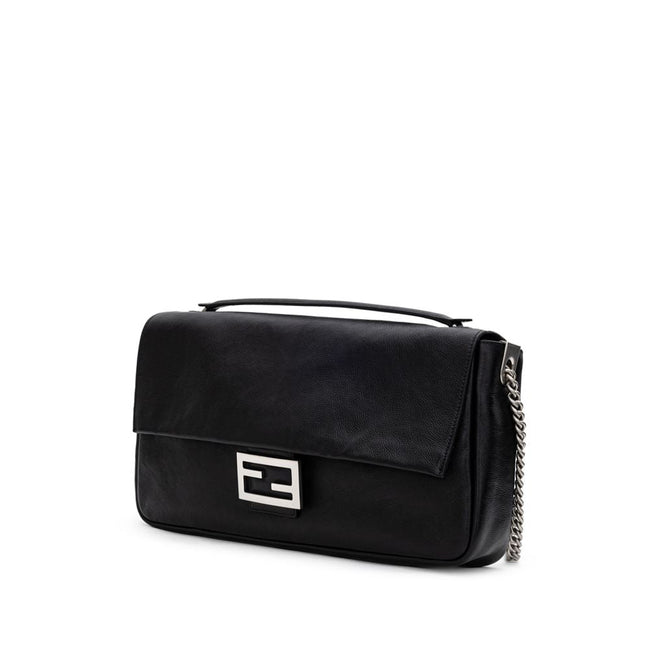Fendi Black Leather Shoulder Bag Fendi