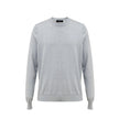 Gran Sasso Blue Cotton Sweater Gran Sasso
