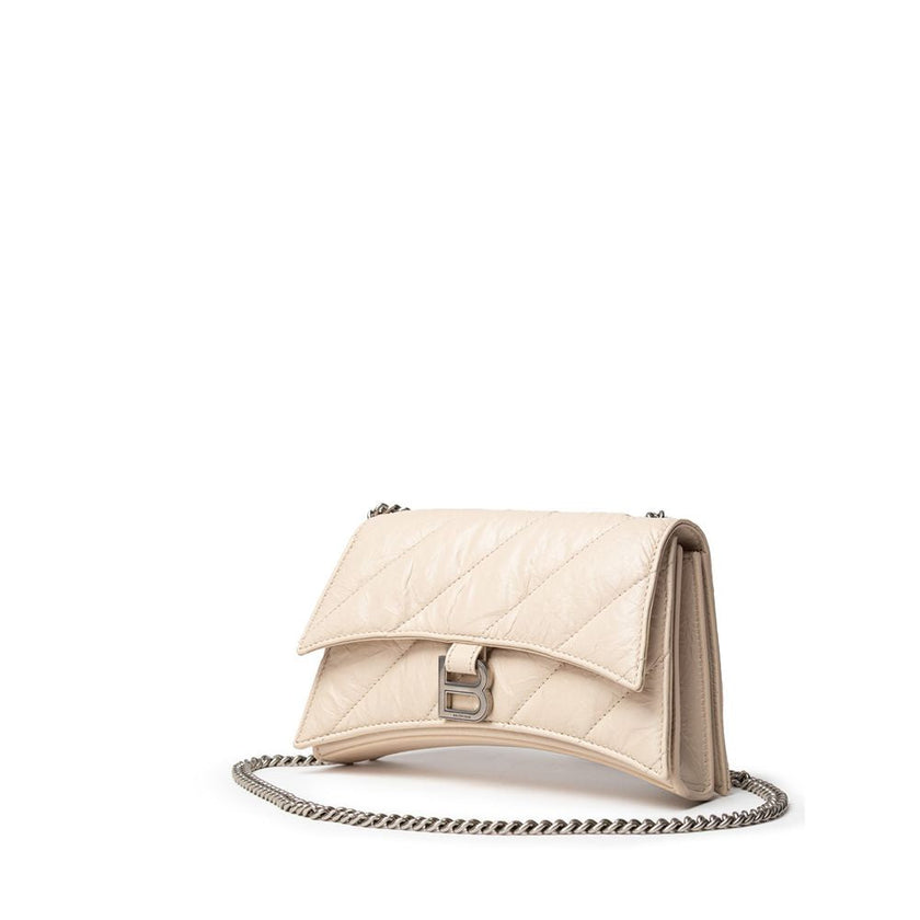 Balenciaga Beige Leather Shoulder Bag Balenciaga