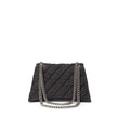 Balenciaga Black Fabric And Leather Shoulder Bag Balenciaga