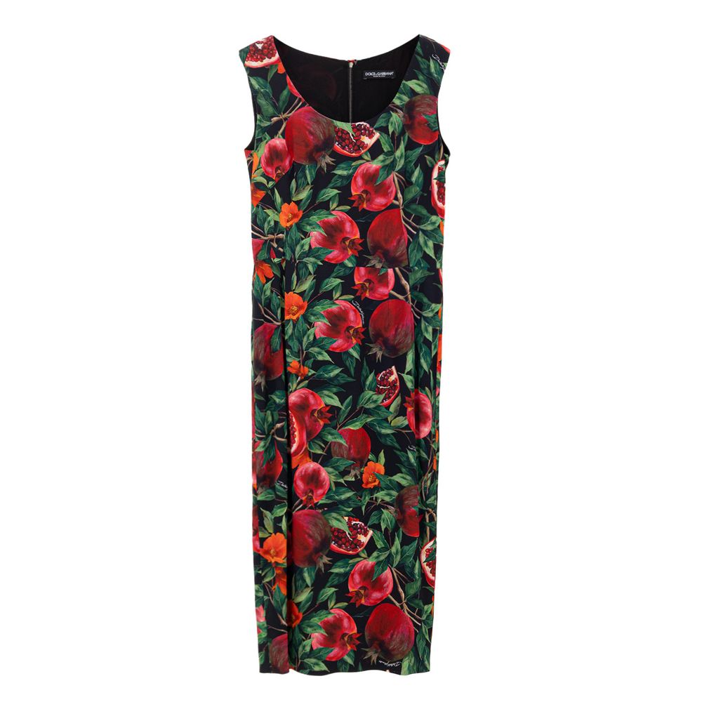 Dolce & Gabbana Bicolor Viscose Long Dolce & Gabbana