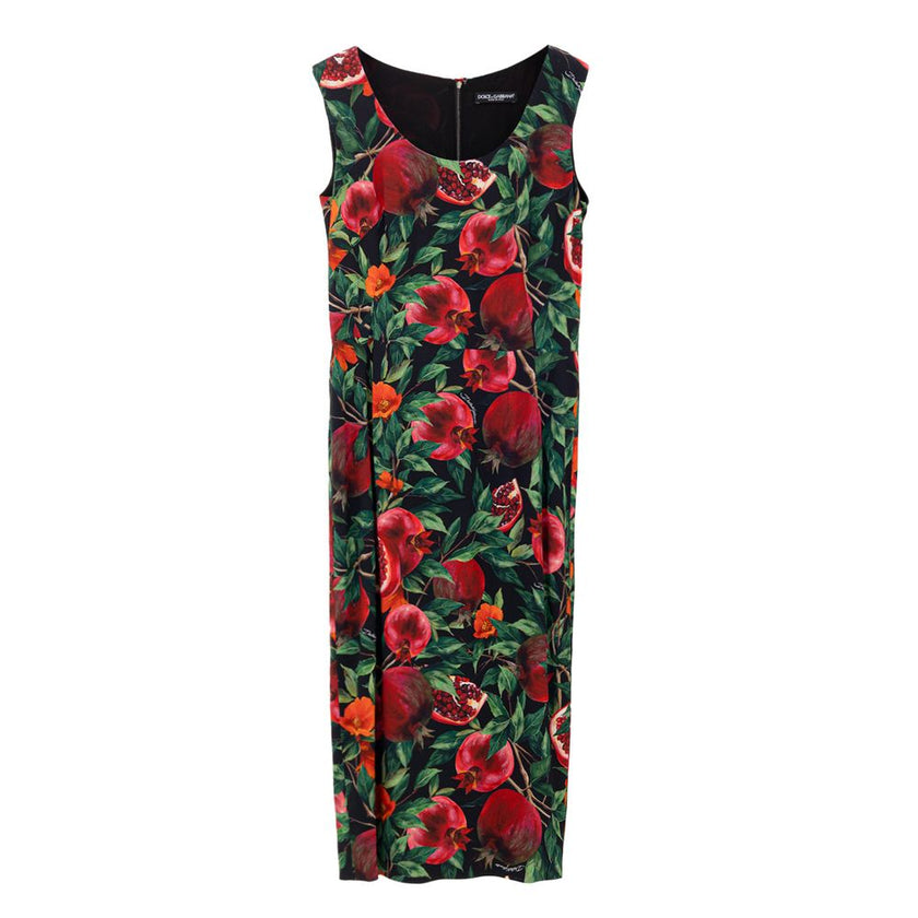 Dolce & Gabbana Bicolor Viscose Long Dress Dolce & Gabbana