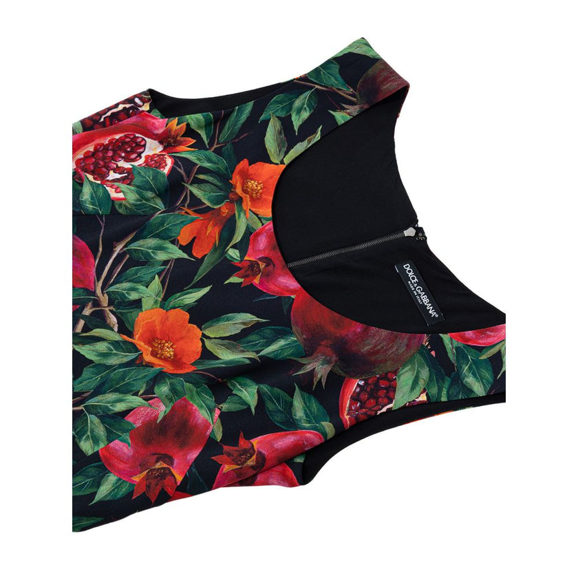 Dolce & Gabbana Bicolor Viscose Long Dress Dolce & Gabbana