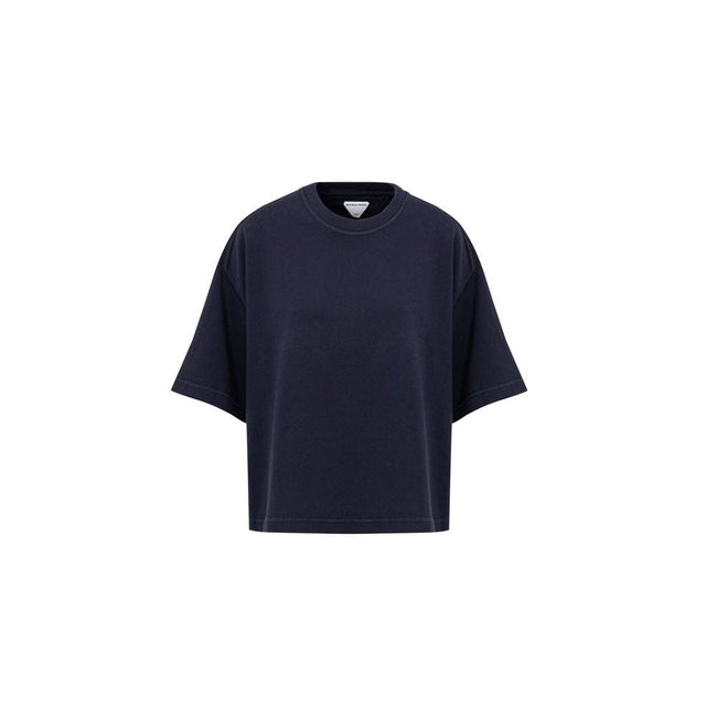 Bottega Veneta Blue Cotton T-Shirt Bottega Veneta
