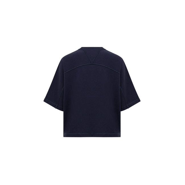 Bottega Veneta Blue Cotton T-Shirt Bottega Veneta