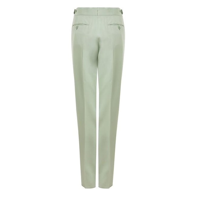 Tom Ford Green Viscose Chino Pant Tom Ford