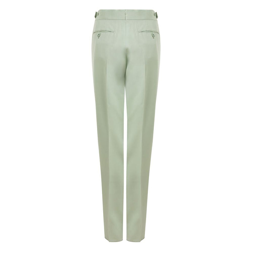 Tom Ford Green Viscose Chino Pants Tom Ford