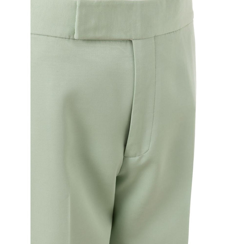Tom Ford Green Viscose Chino Pants Tom Ford