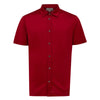 Canali Red Cotton Shirt Canali
