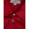 Canali Red Cotton Shirt Canali