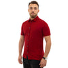 Canali Red Cotton Shirt Canali