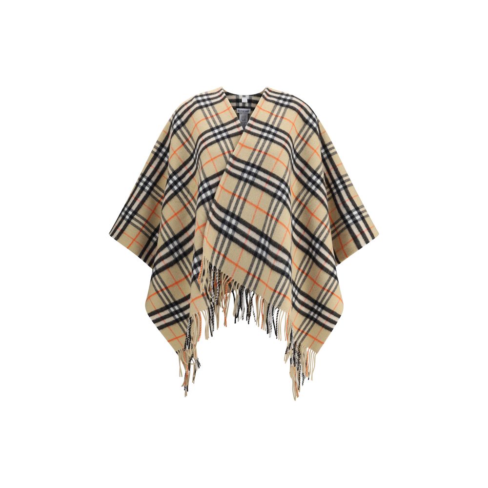 Burberry Archivio Check Cashmere Cape Burberry